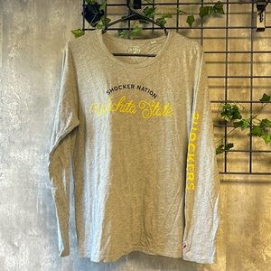 Shocker nation, Wichita state long sleeve men’s shirt